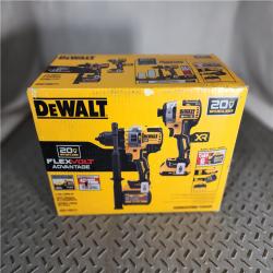 HOUSTON LOCATION - AS-IS 20V MAX Cordless Brushless Hammer Drill/Driver 2 Tool Combo Kit with FLEXVOLT ADVANTAGE