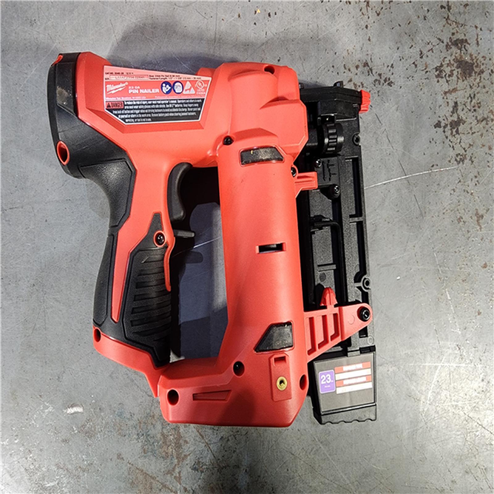 HOUSTON LOCATION - AS-IS Milwaukee 2540-20 12V 23 Gauge Cordless Pin Nailer (Tool Only)