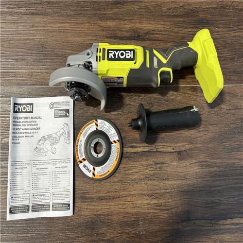 Caliornia Ryobi 18V 4-1/2 Angle Grinder (Tool Only)-Appears in Excellent Condition