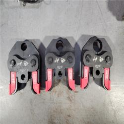 HOUSTON LOCATION - AS-IS M18 18V Lithium-Ion Cordless Short Throw Press Tool Kit with 3 PEX Crimp Jaws (2) 2.0 Ah Batteries and Charger