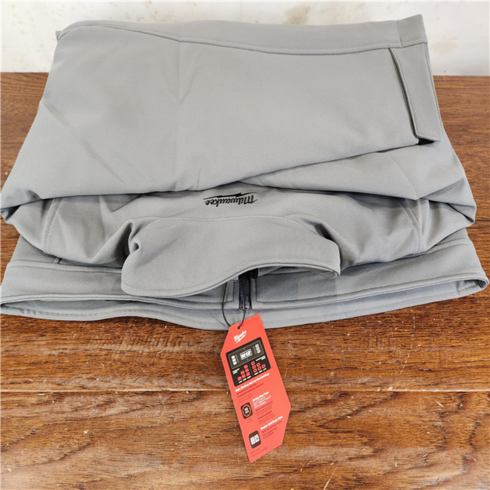 AS-IS Milwaukee M12 Cordless TOUGHSHELL Gray Heated Jacket (Jacket and Charger Only) (Medium)