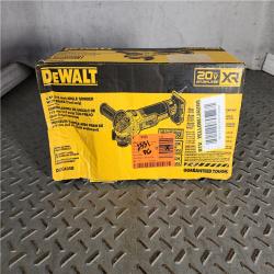 HOUSTON LOCATION - AS-IS (APPEARS LIKE NEW) DeWalt DCG405B 20V Max XR 4.5-Inch Slide Switch Small Angle Grinder (Tool Only)