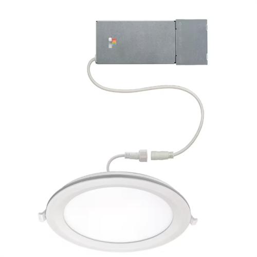 NEW! - ETi 8 in. Canless Integrated LED Recessed Light Trim 650 Lumens Adjustable CCT - (10 UNITS)