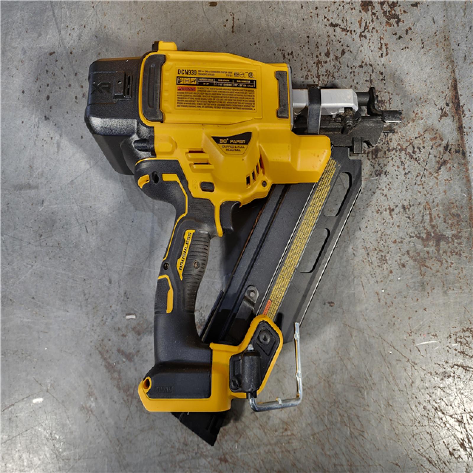 HOUSTON LOCATION - AS-IS DEWALT 20-Volt 30Â° Cordless Framing Nailer (Tool-Only)