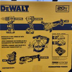 AS-IS Dewalt 20-Volt MAX ToughSystem Lithium-Ion 6-Tool Cordless Combo Kit