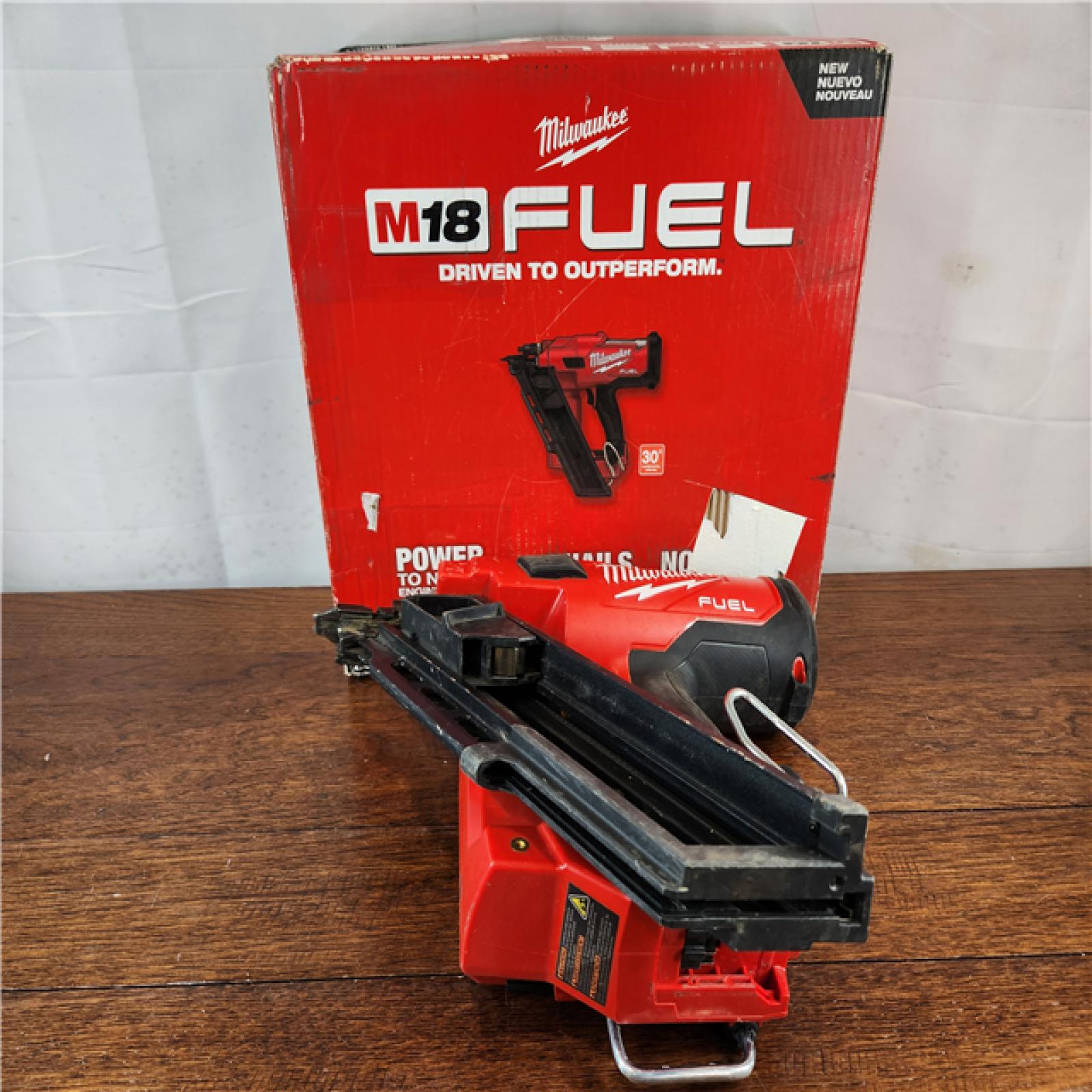 AS-IS Milwaukee M18 FUEL 18V Brushless Cordless 30 Degree Framing Nailer (Tool-Only)