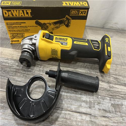 AS-IS DeWalt DCG405B 20V Max XR 4.5-Inch Slide Switch Small Angle Grinder (Tool Only)