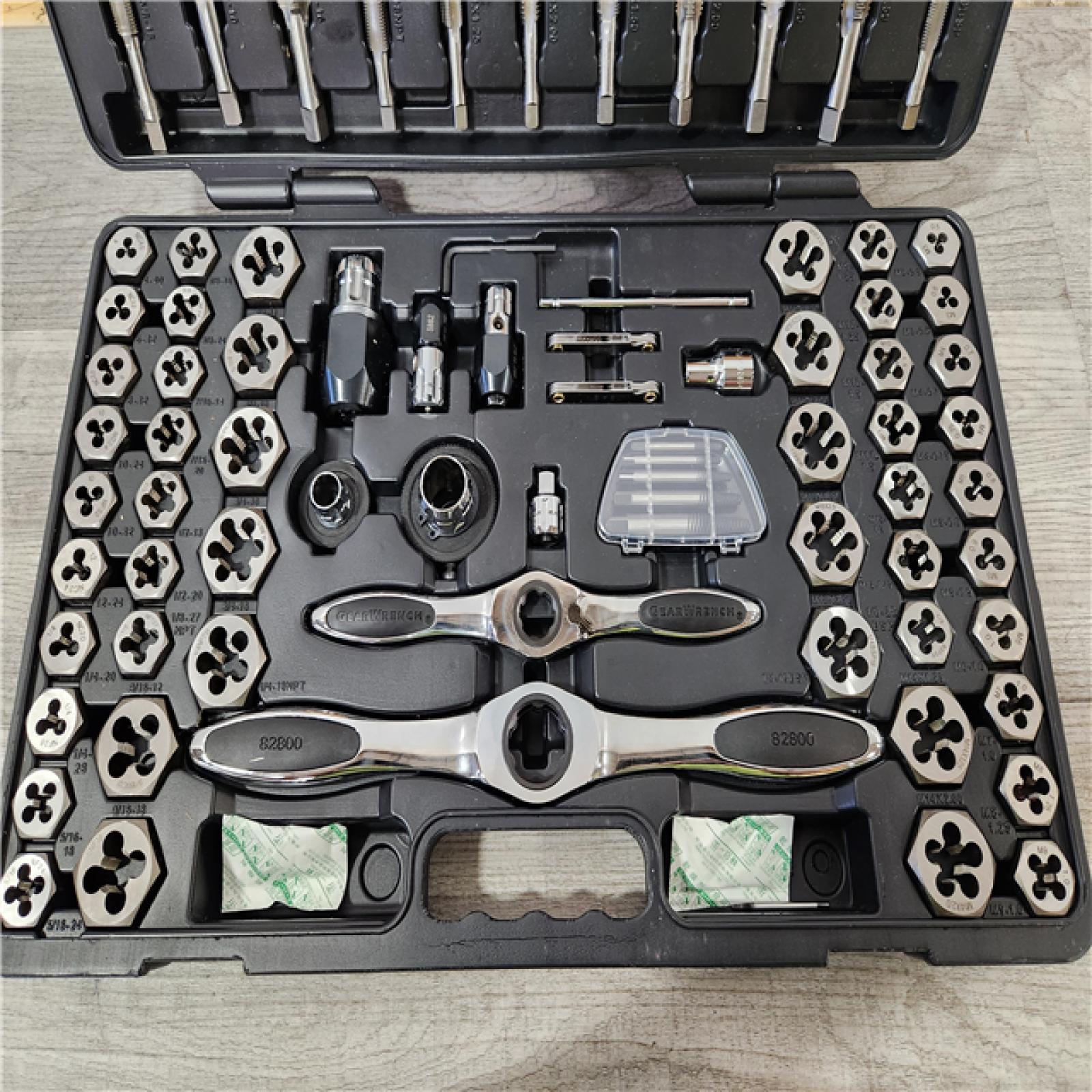 Phoenix Location GEARWRENCH SAE/Metric Ratcheting Tap and Die Set (114-Piece)