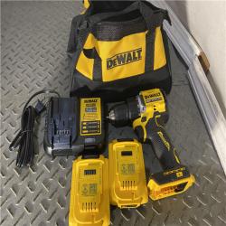 Houston location AS-IS DEWALT ATOMIC 20-Volt MAX Lithium-Ion Cordless Combo Kit (2-Tool) with (2) 2.0Ah Batteries, Charger and Bag