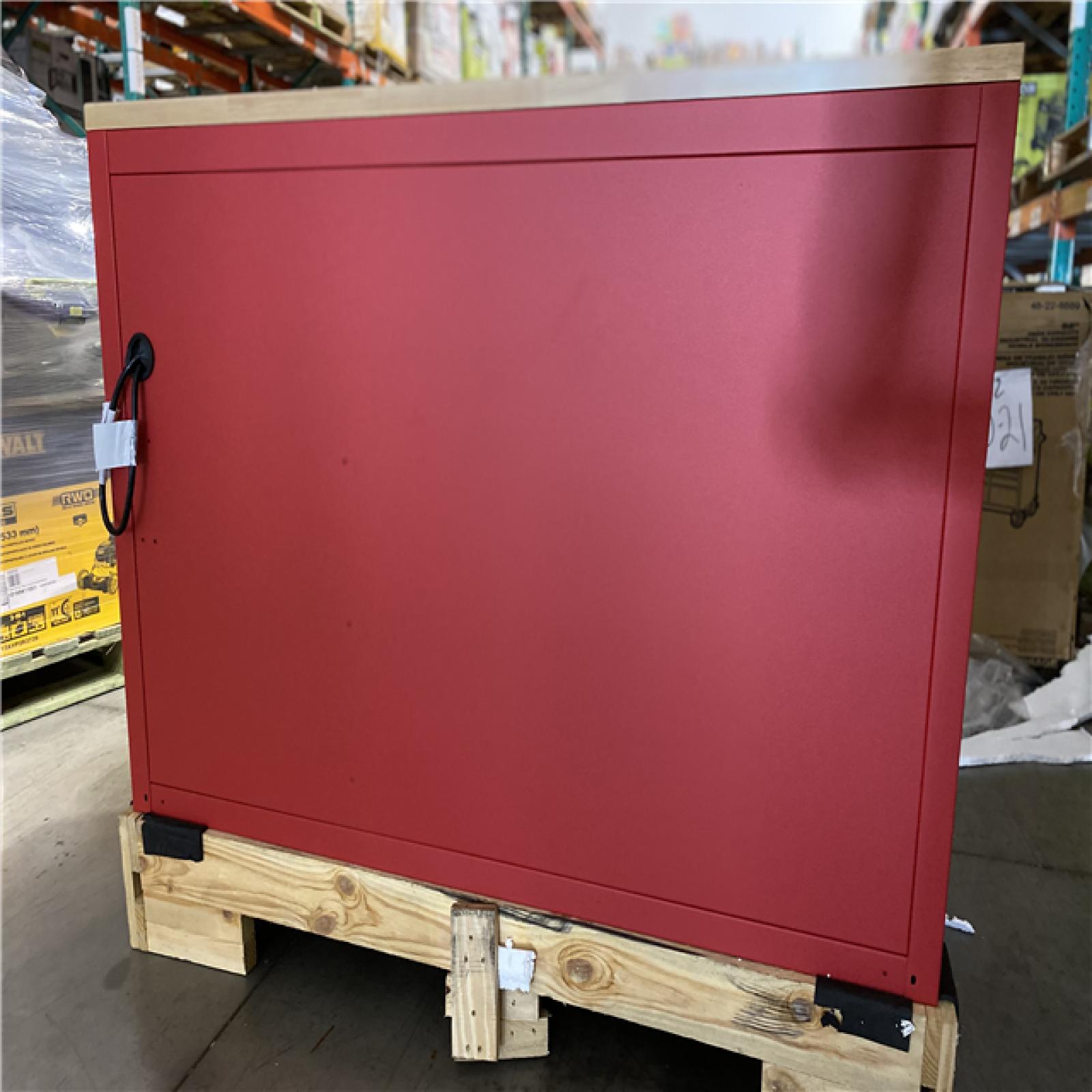 DALLAS LOCATION - Milwaukee Tool Storage 52 in. W Heavy Duty Red Mobile Workbench Cabinet