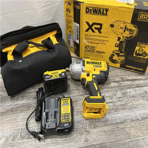 AS-IS DEWALT 20V MAX* XR 1/2  High Torque Impact Wrench with Hog Ring Anvil