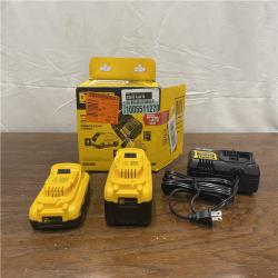 AS-IS DEWALT 20V MAX Lithium-Ion 6.0Ah and 4.0Ah Battery and Charger Starter Kit