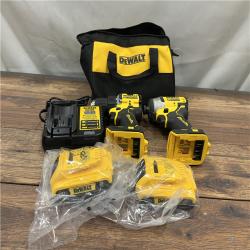 AS-IS DEWALT ATOMIC 20-Volt MAX Lithium-Ion Cordless Combo Kit (2-Tool) with (2) 2.0Ah Batteries, Charger and Bag