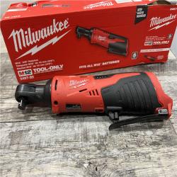 AS-IS MILWAUKEE 2457-20 .38 in. M12 Cordless Ratchet Only