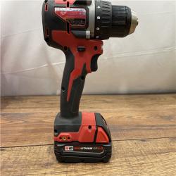 AS-IS Milwaukee M18 Compact Cordless Brushless 1 Tool Drill and Driver Kit