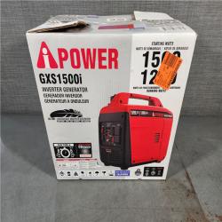 HOUSTON LOCATION - AS-IS 1500-Watt Recoil Start Gasoline Powered Ultra-Light Inverter Generator with 60cc OHV Engine and CO Sensor Shutdown