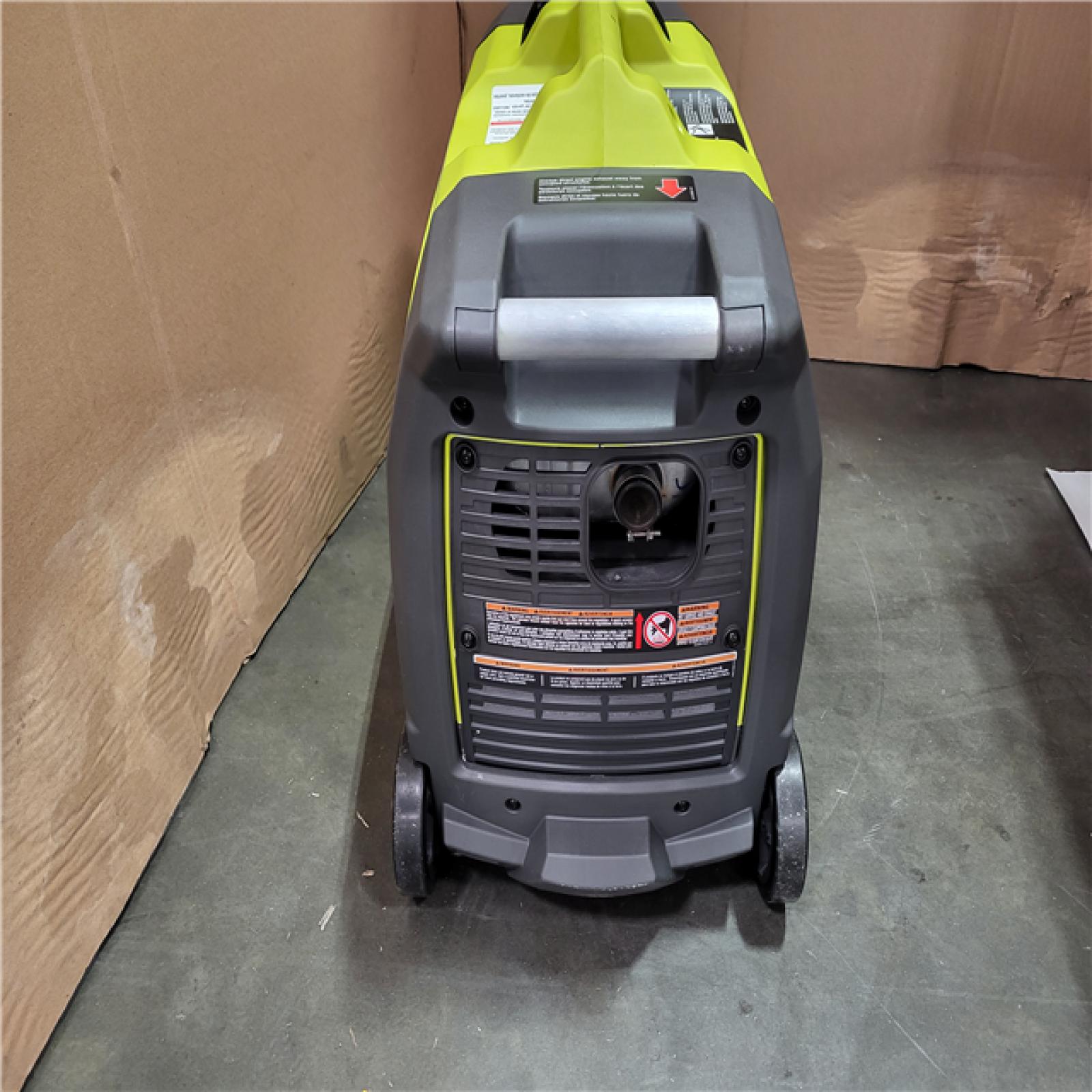 CALIFORNIA AS-IS RYOBI 2300 STARTING WATTS 1800 RUNNING WATTS EASY START GENERATOR