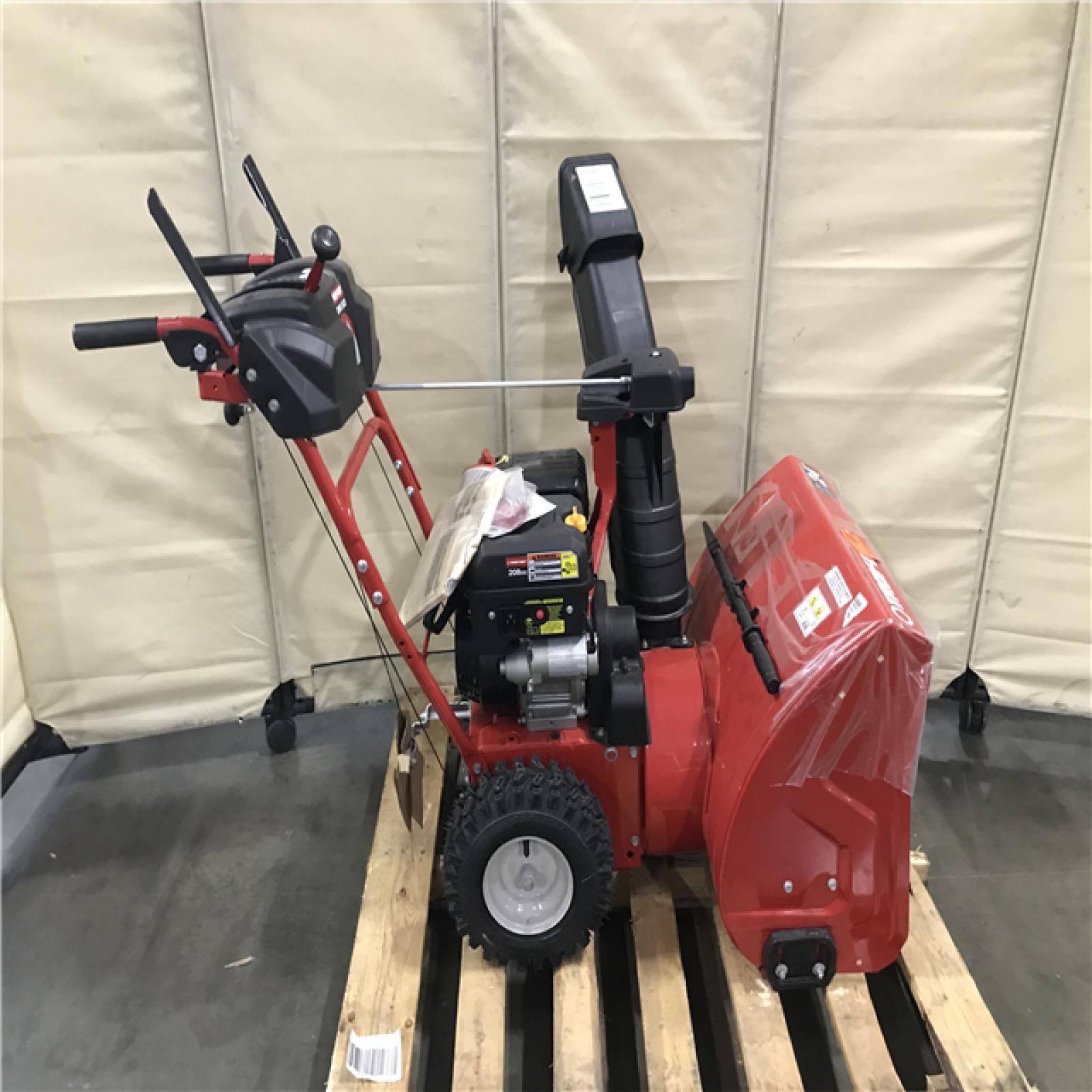 California AS-IS Troy-Bilt Storm 24 in. 208 Cc Two- Stage Gas Snow Blower with Electric Start Self Propelled