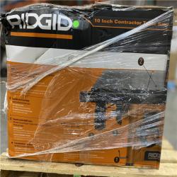 DALLAS LOCATION NEW! -RIDGID 10 in. Contractor Table Saw with Cast Iron Top