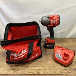 AS-IS Milwaukee M18 1/2 in. Cordless Brushless High Torque Impact Wrench Kit (Battery & Charger)