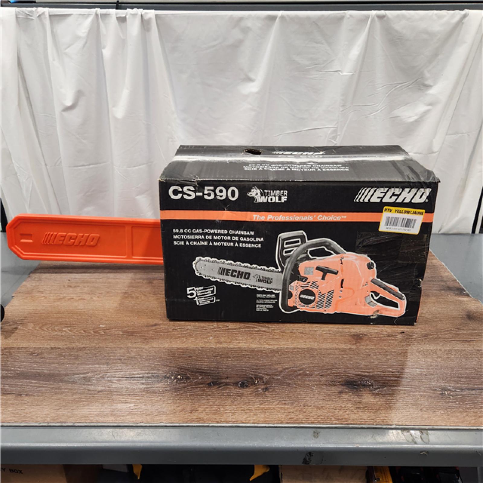 AS-IS ECHO 20 in. 59.8 Cc Gas 2-Stroke Rear Handle Timber Wolf Chainsaw