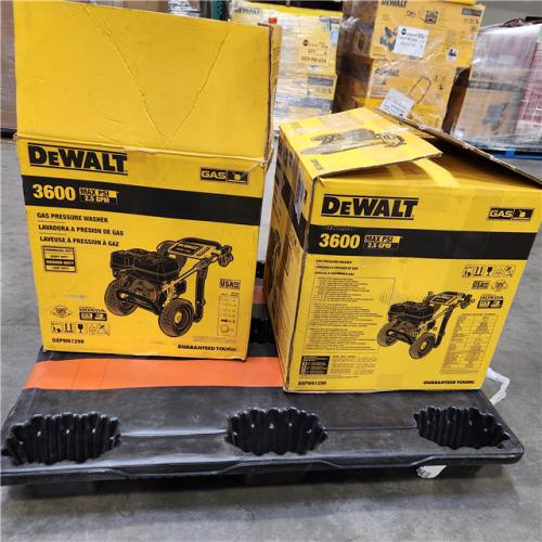 Dallas Location - As-Is DeWalt DXPW61299 3600 PSI 2.5 GPM Gas Pressure Washer(Lot Of 2)