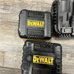 AS-IS DEWALT 20V MAX Lithium-Ion 6.0Ah and 4.0Ah Battery and Charger Starter Kit