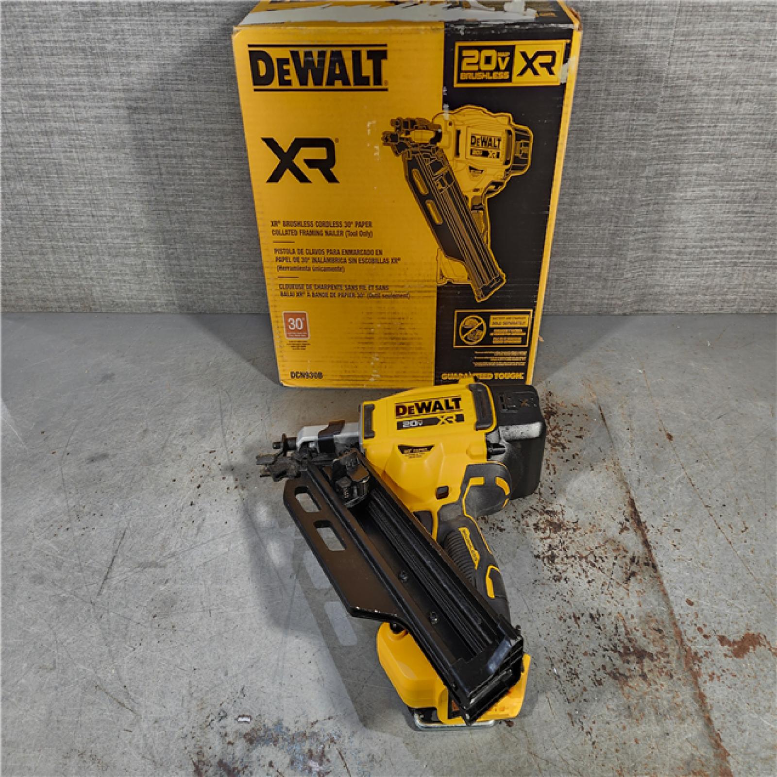 HOUSTON LOCATION - AS-IS DEWALT 20-Volt 30Â° Cordless Framing Nailer (Tool-Only)