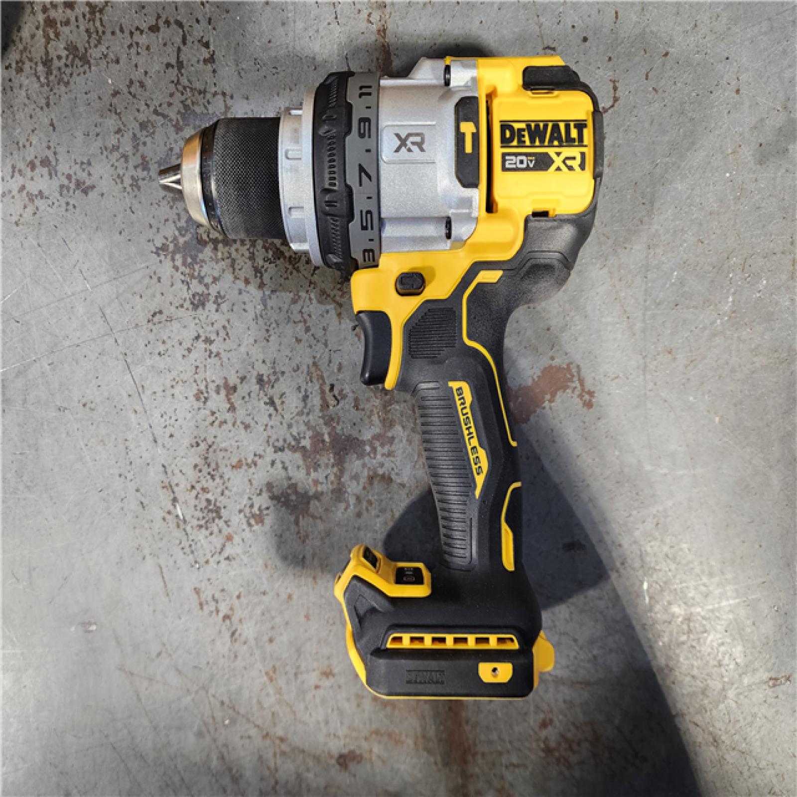 HOUSTON LOCATION - AS-IS DEWALT 20V XR Lithium-Ion Cordless Hammer Drill Kit with 8.0 Ah Battery, Charger and Kit Bag