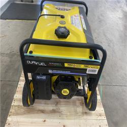 Houston Location - AS-IS Champion Dual Fuel Generator 7850 Starting Watts 6250 Running Watts