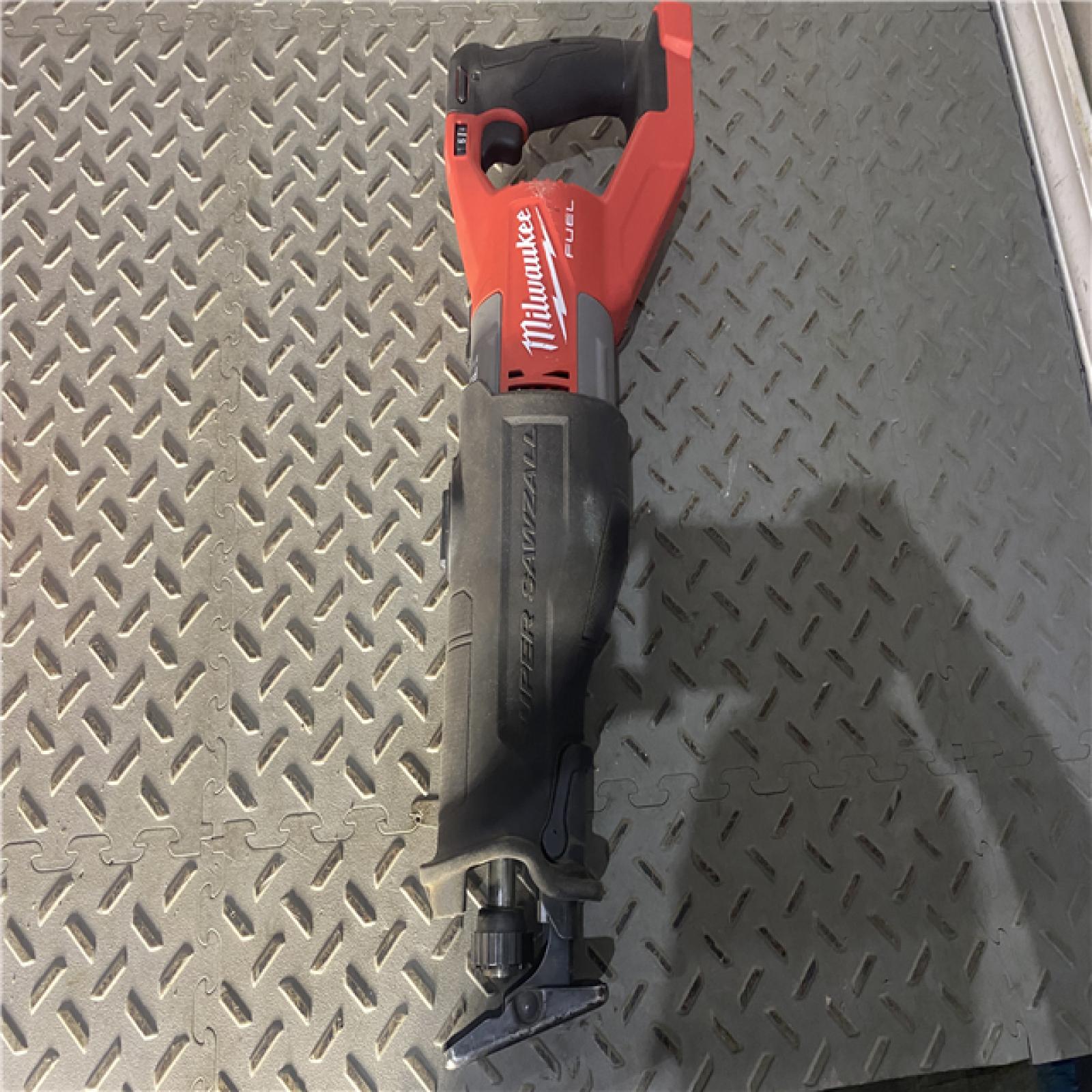 Houston location AS-IS Milwaukee M18 Fuel 18V Brushless Super Sawzall Reciprocating Saw 2722-20 (Bare Tool)