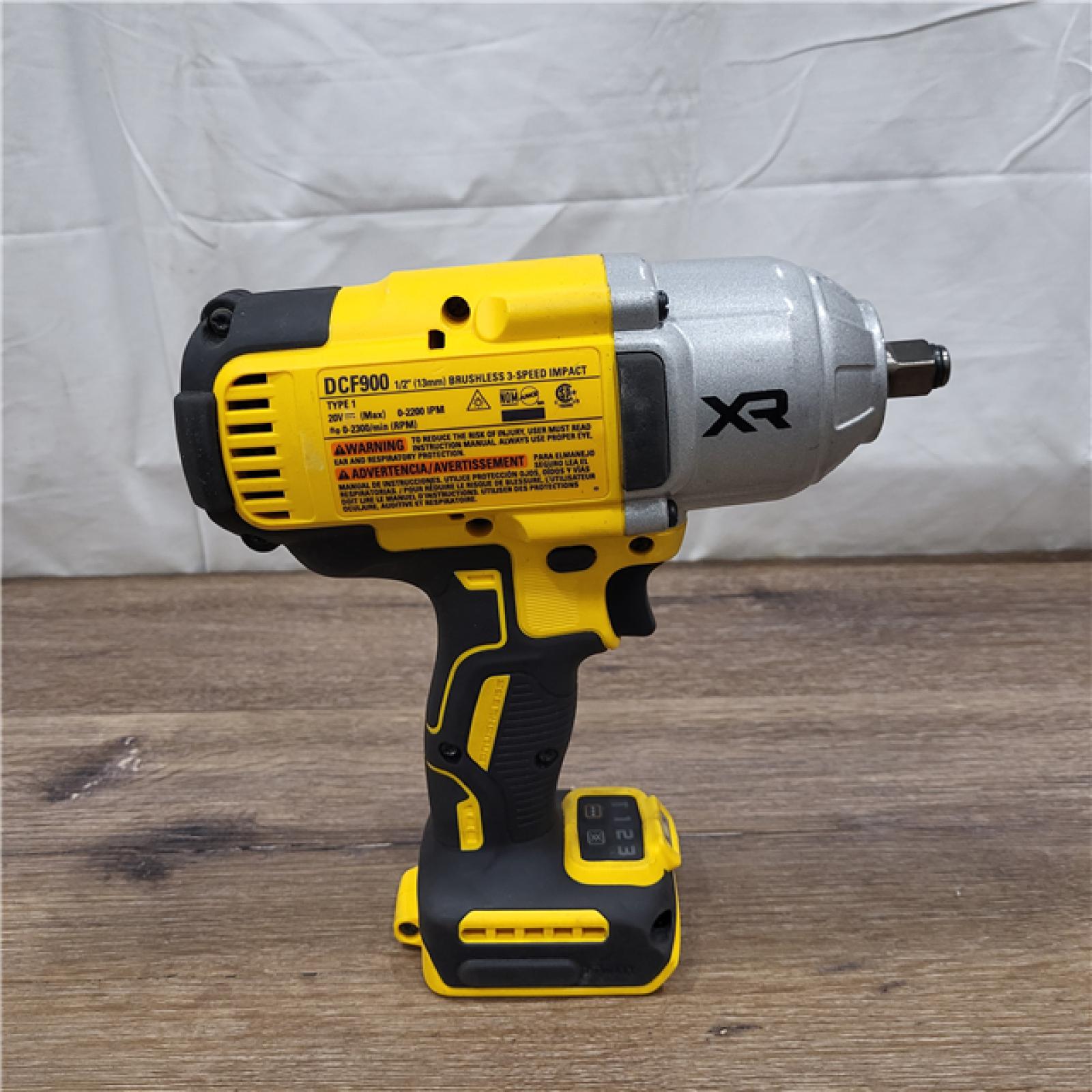 AS-IS DEWALT 20V MAX* XR 1/2  High Torque Impact Wrench with Hog Ring Anvil