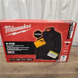 AS-IS Milwaukee M12 12V Womens Heated Axis Jacket with Battery, Black, Size Medium - F102B-21M