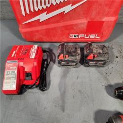 HOUSTON LOCATION - AS-IS Milwaukee M18 FUEL 18V Lithium-Ion Brushless Cordless Hammer Drill and Impact Driver Combo Kit (2-Tool) with 2 Batteries