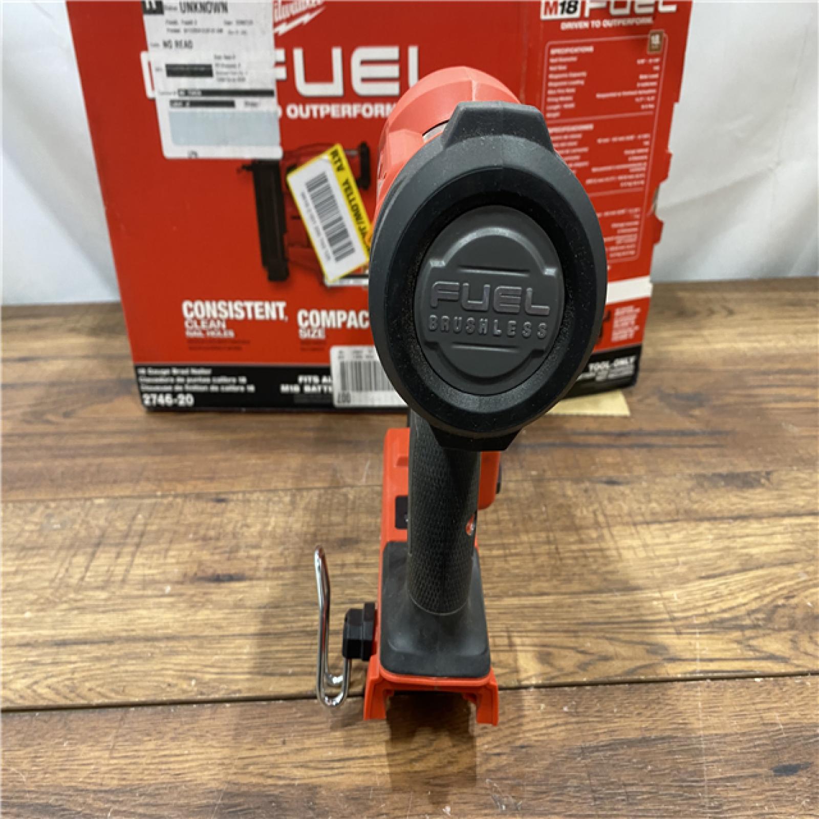 AS IS Milwaukee M18 FUEL 18 Gauge Brad Nailer