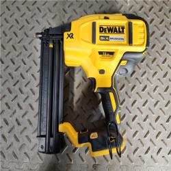 HOUSTON LOCATION - AS-IS (APPEARS LIKE NEW) DeWalt 20V MAX XR Lithium-Ion Electric Cordless 18-Gauge Brad Nailer (Tool Only)