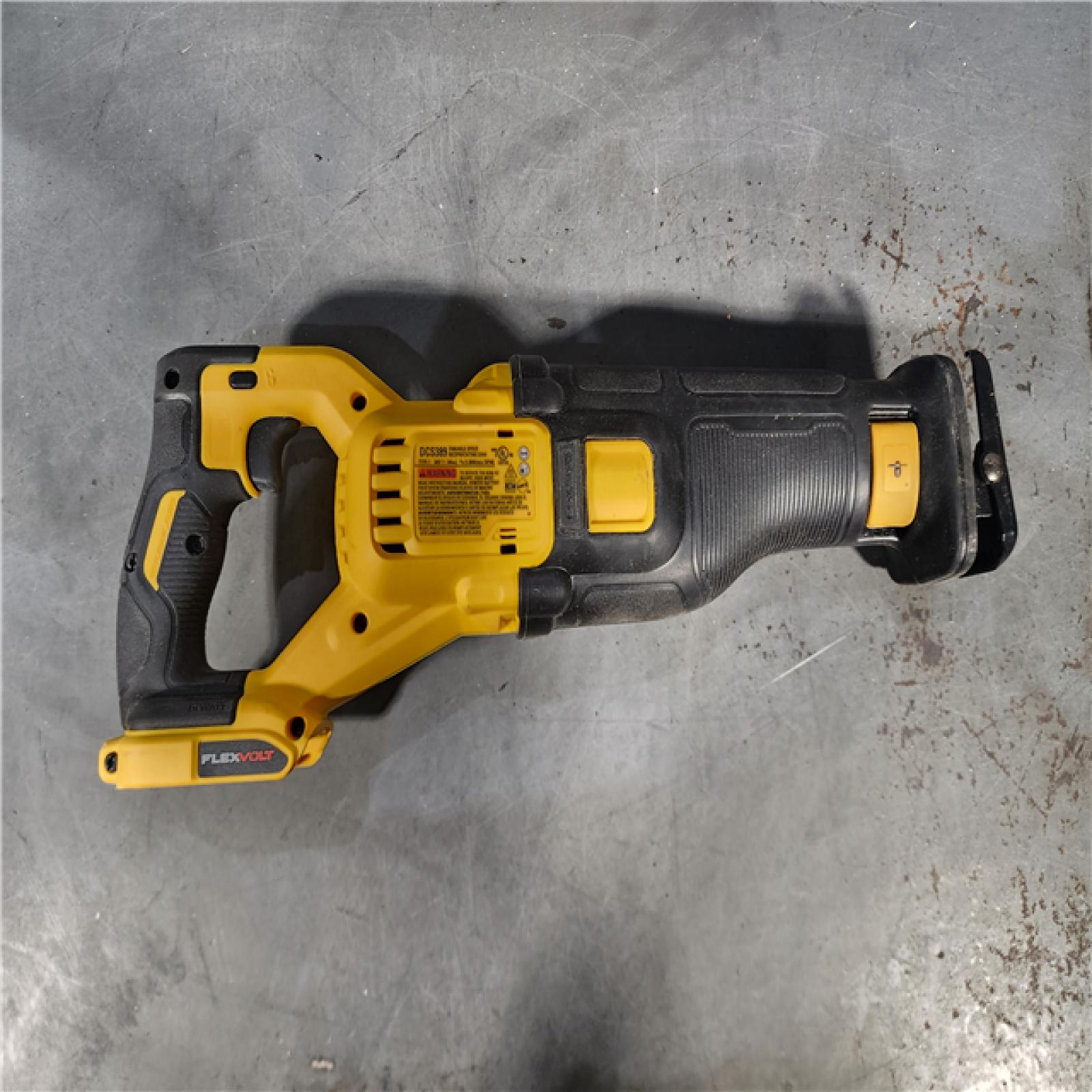 HOUSTON LOCATION - AS-IS DeWalt DCS389B FLEXVOLT 60V MAX Cordless Brushless Reciprocating Saw (Tool-Only)