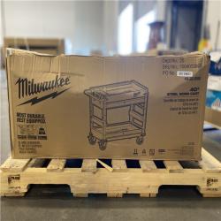 DALLAS LOCATION - Milwaukee 40 in. 2-Drawer Steel Work Cart