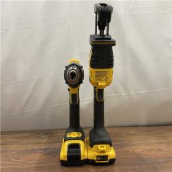 AS-IS DEWALT 20-Volt Maximum Lithium-Ion Cordless 2-Tool Combo Kit with