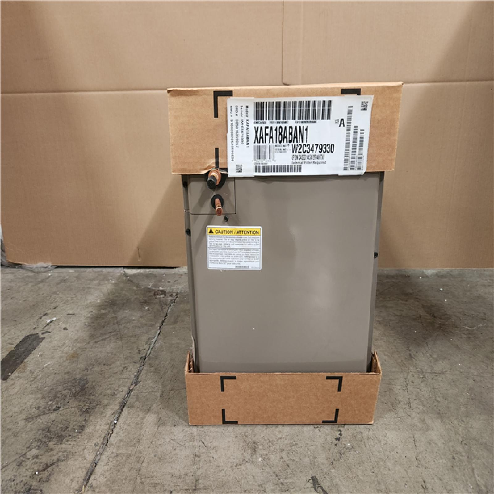 Phoenix Location Johnson Controls XAHA18ABAN1A 3.5 Ton Upflow or Downflow Full Case Coil - 14.5 Cabinet Width