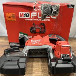 AS-IS MILWAUKEE M18 FUEL 18V Lithium-Ion Brushless Cordless Deep Cut Band Saw (Tool-Only)