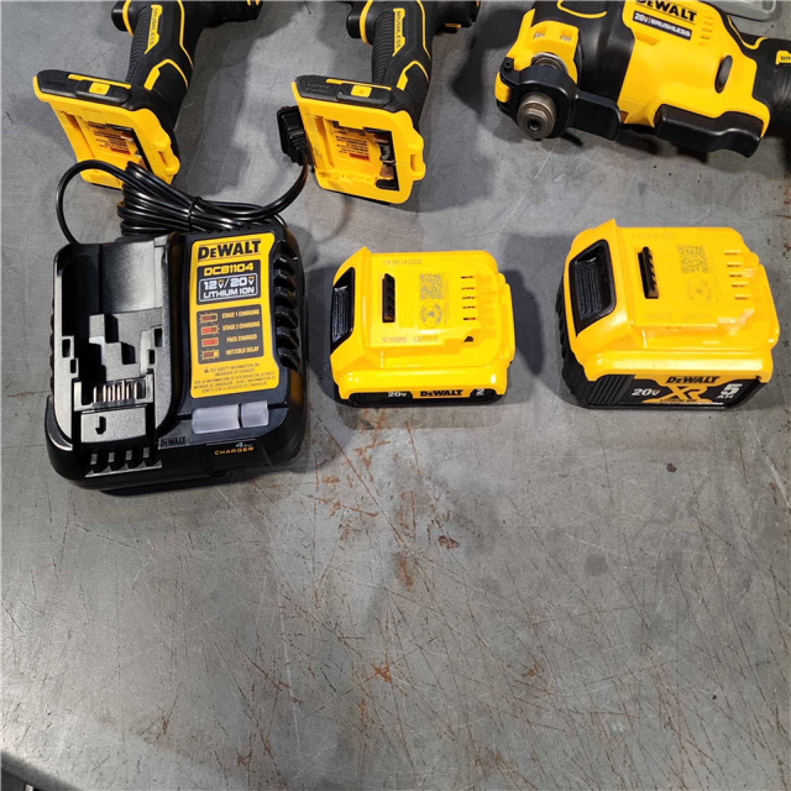 HOUSTON LOCATION - AS-IS Dewalt 20-Volt MAX ToughSystem Lithium-Ion 6-Tool Cordless Combo Kit