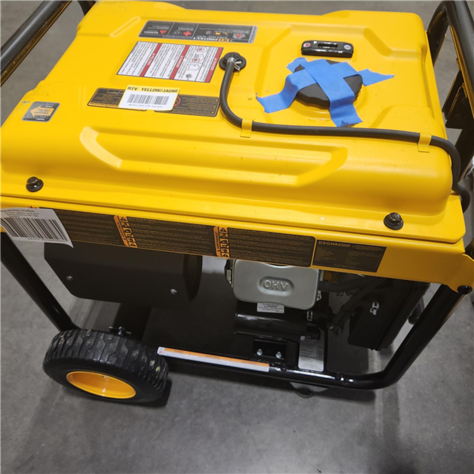 Dallas Location - As-Is Dewalt DXGNR6500 6500 Watt 389cc Portable Gas Generator