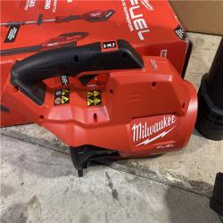 HOUSTON LOCATION -AS-IS Milwaukee 3000-21 M18 FUEL Brushless Lithium-Ion Cordless String Trimmer with QUIK-LOK / Blower Combo Kit (8 Ah) (NO BATTERY AND CHARGER))