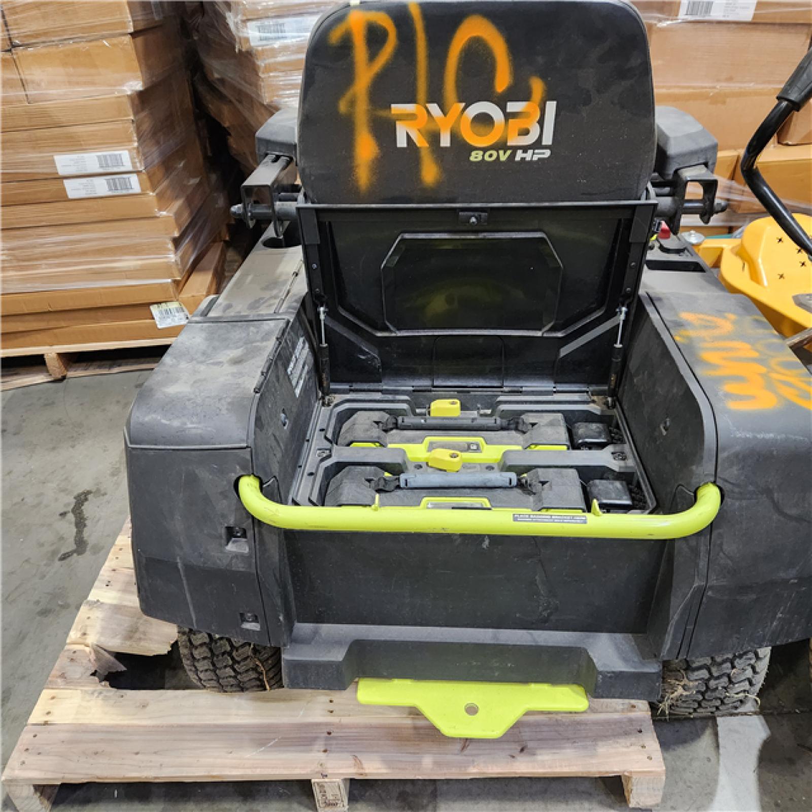 Dallas Location - As-Is RYOBI 80v hp brushless 30 lithium electric zero turn riding mower