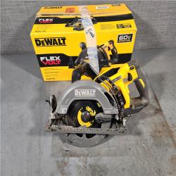 HOUSTON LOCATION - AS-IS DEWALT FLEXVOLT 60V MAX Cordless Brushless 7-1/4 in. Wormdrive Style Circular Saw (Tool Only)