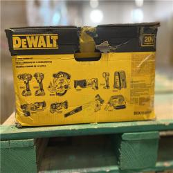 DALLAS LOCATION - NEW! DEWALT 20V MAX Cordless 10 Tool Combo Kit with (2) 20V 2.0Ah Batteries, Charger, and Bag