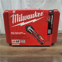 AS-IS Milwaukee M12 Force Logic Press Tool 1/2 in. to 1 in. Kit