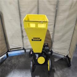 California AS-IS Champion Power Equipment 3 in. Dia 224 Cc 2-in-1 Upright Gas Powered Wood Chipper Shredder