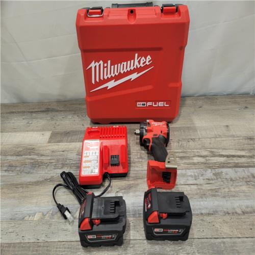 AS-IS Milwaukee M18 FUEL Brushless Cordless 1/2 Compact Impact Wrench W/Friction Ring Kit